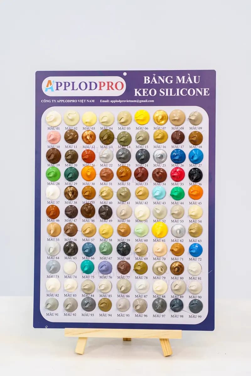 MẪU MÃ MÀU KEO SILICONE A800 (NZDO 1561) - ảnh 1